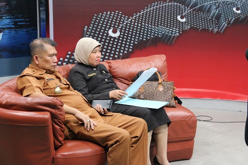 Kadis Kominfo Kota Medan Drs. Darusslam Pohan, M.AP Pada Acara Talkshow di I News TV Tentang Peringatan Hari Pangan Sedunia 